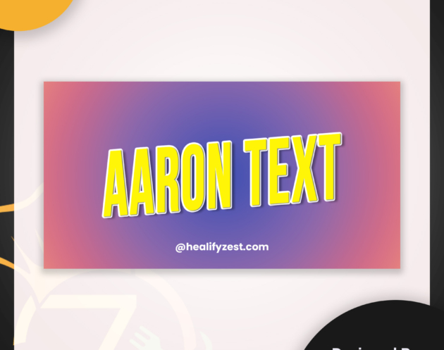 Aaron Text Effect