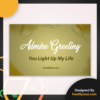 Adore Greeting Card PSD Template Free Download