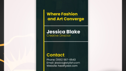 Vertical Business Card